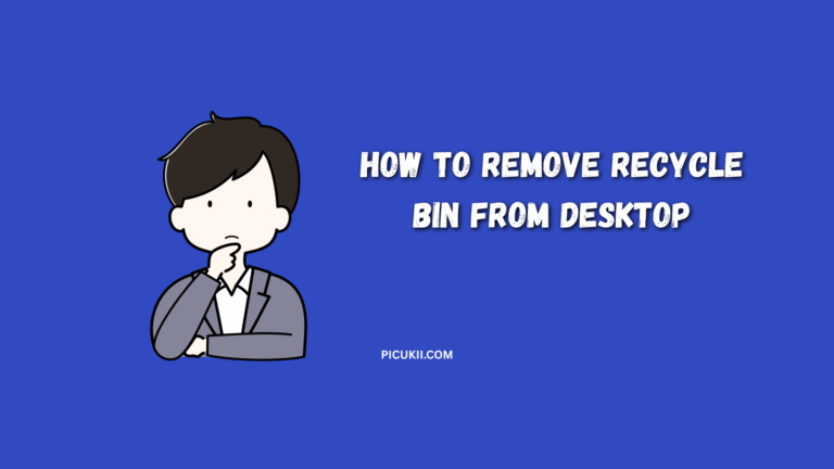 How to Remove Recycle Bin from Desktop