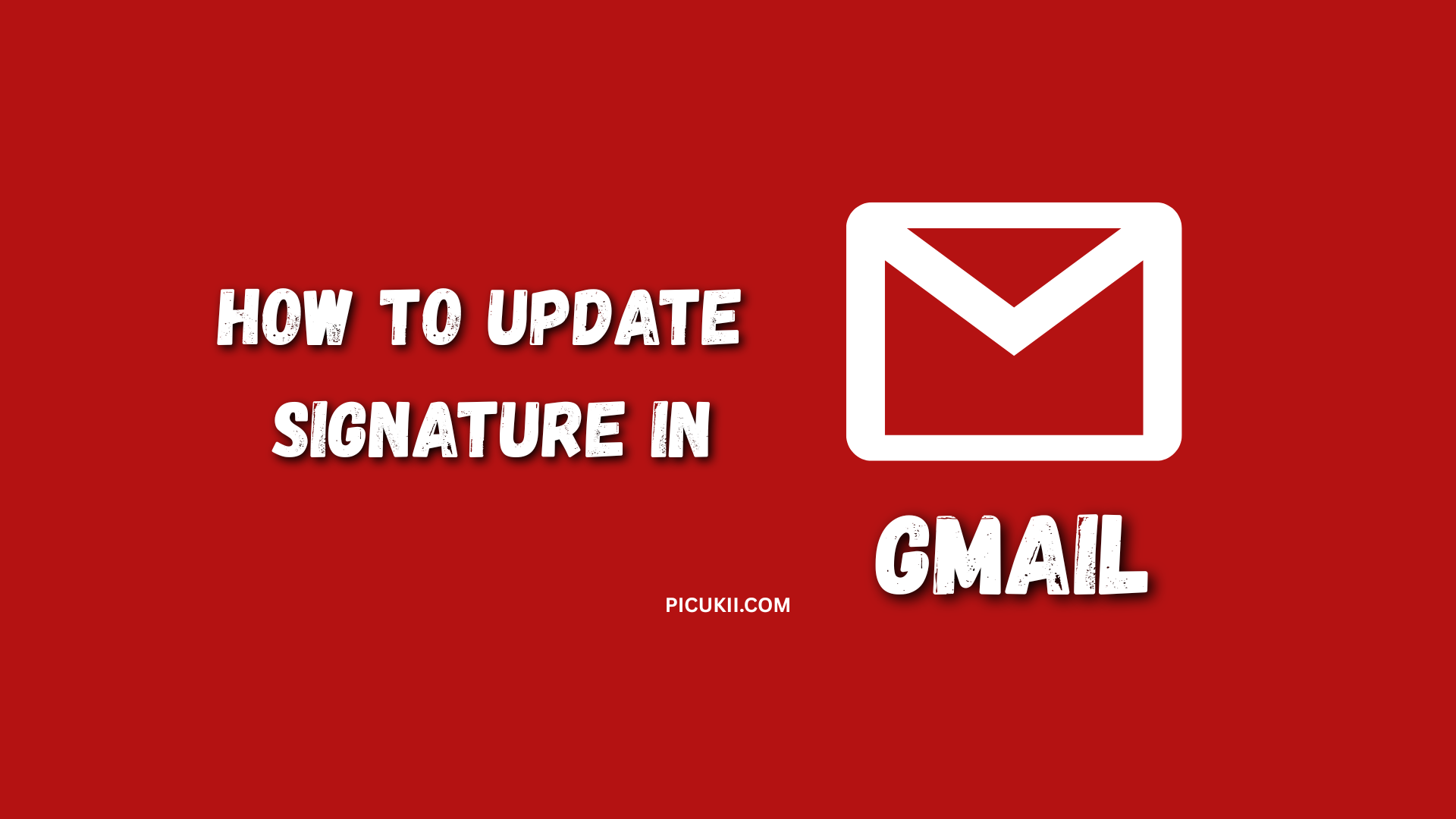Update Signature in Gmail