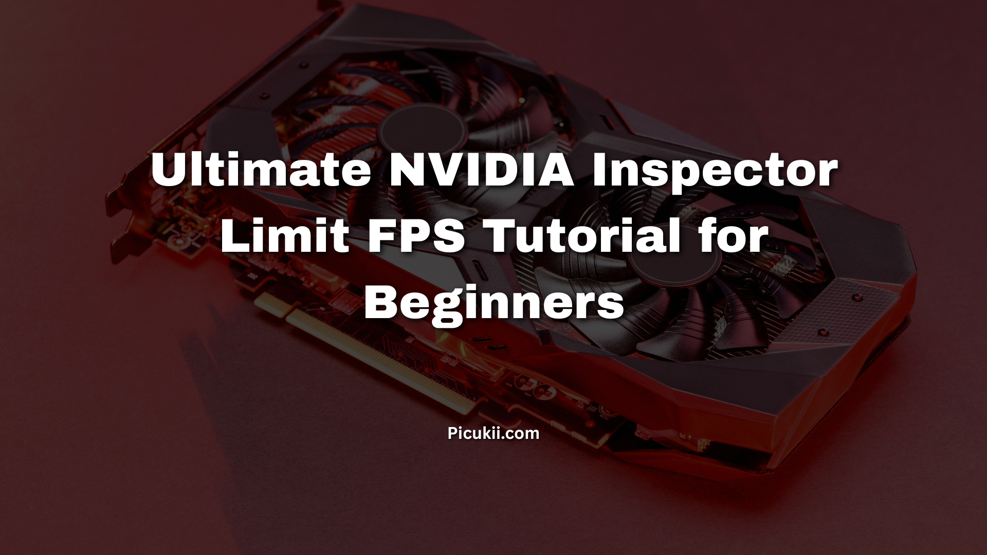 NVIDIA Inspector Limit FPS