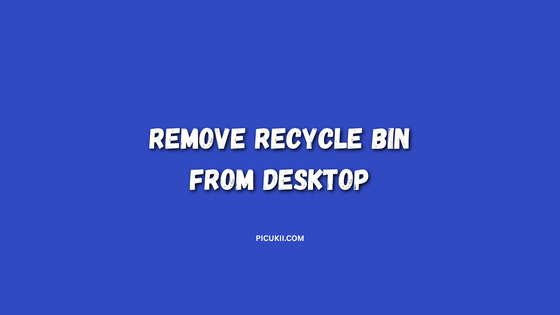 Remove Recycle Bin