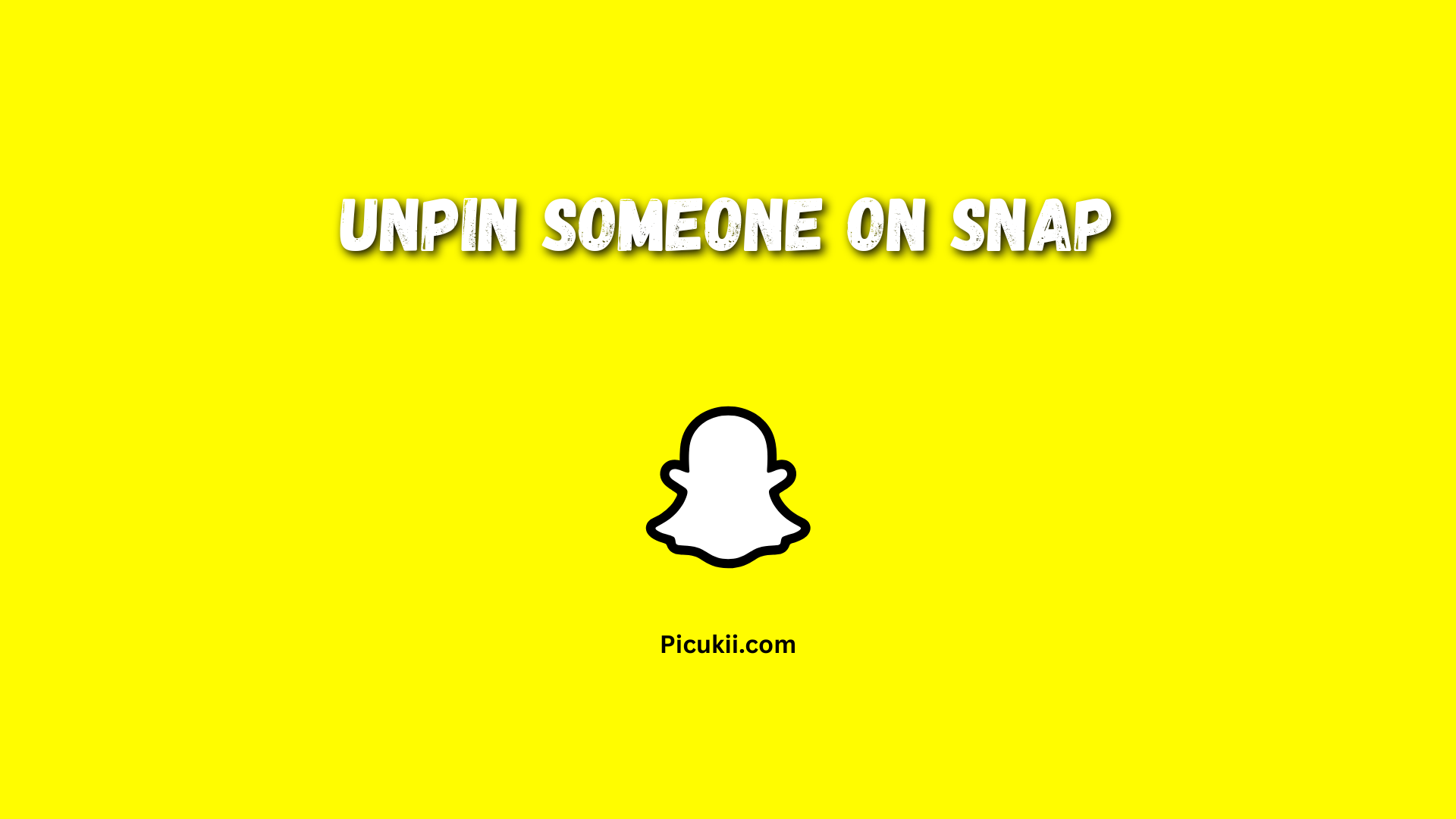 Unpin Someone on Snap