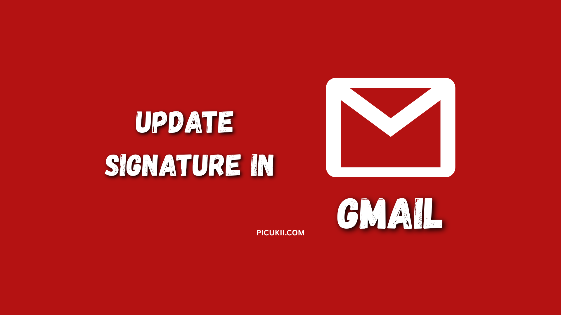 Update Signature in Gmail