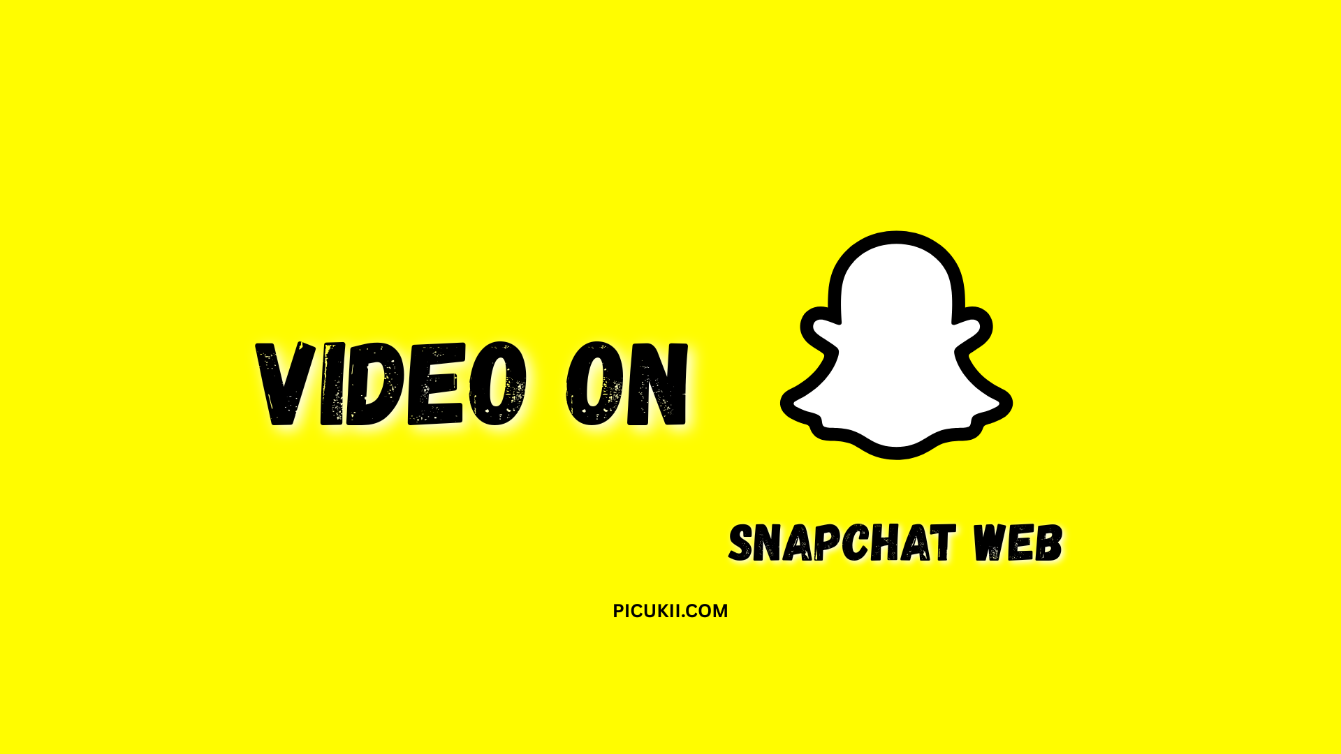 Video on Snapchat Web