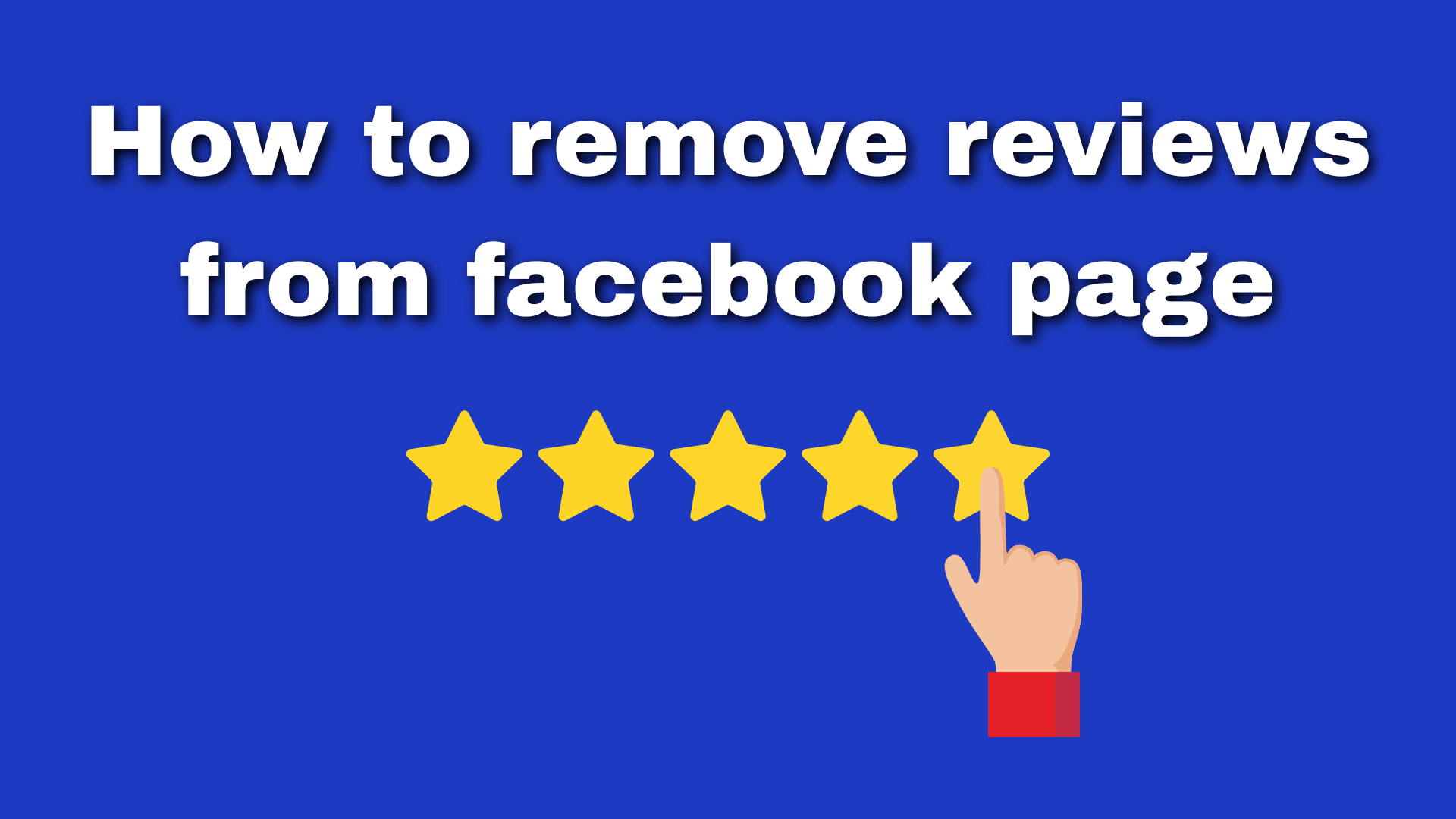 how to remove reviews from facebook page