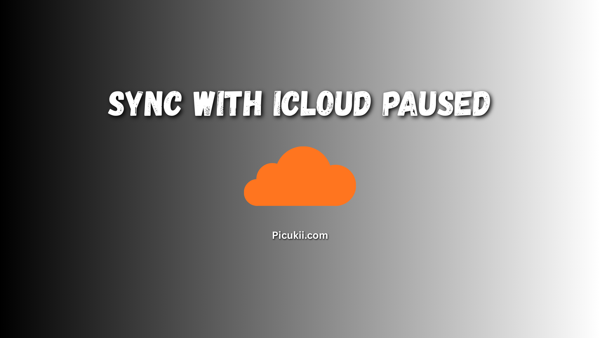 sync with icloud paused