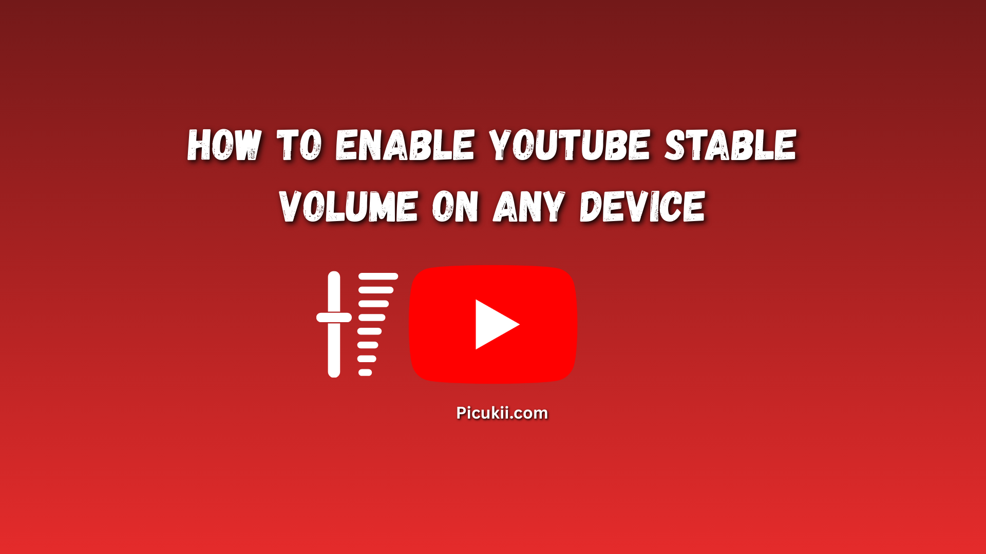 youtube stable volume