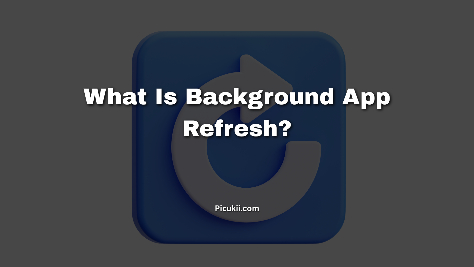 Background App Refresh