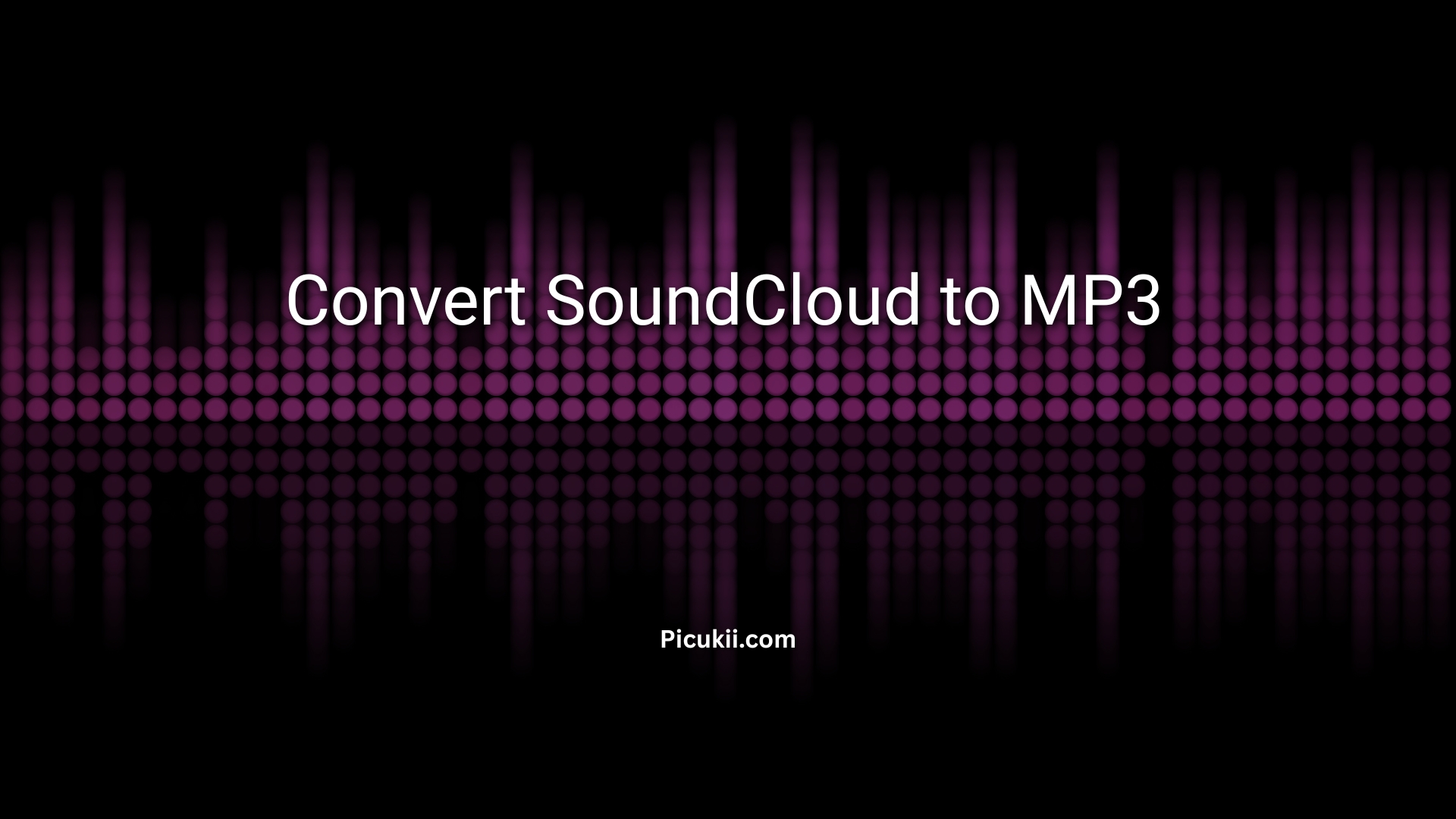 Convert SoundCloud to MP3