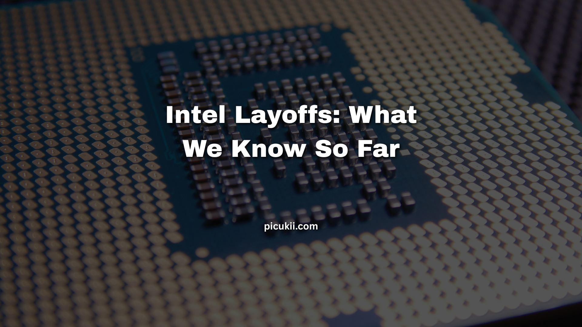 Intel Layoffs
