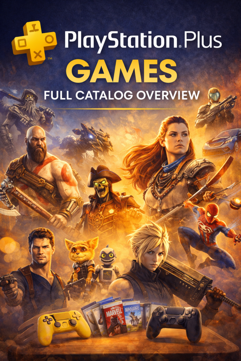 PlayStation Plus Games Full Catalog Overview